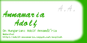 annamaria adolf business card